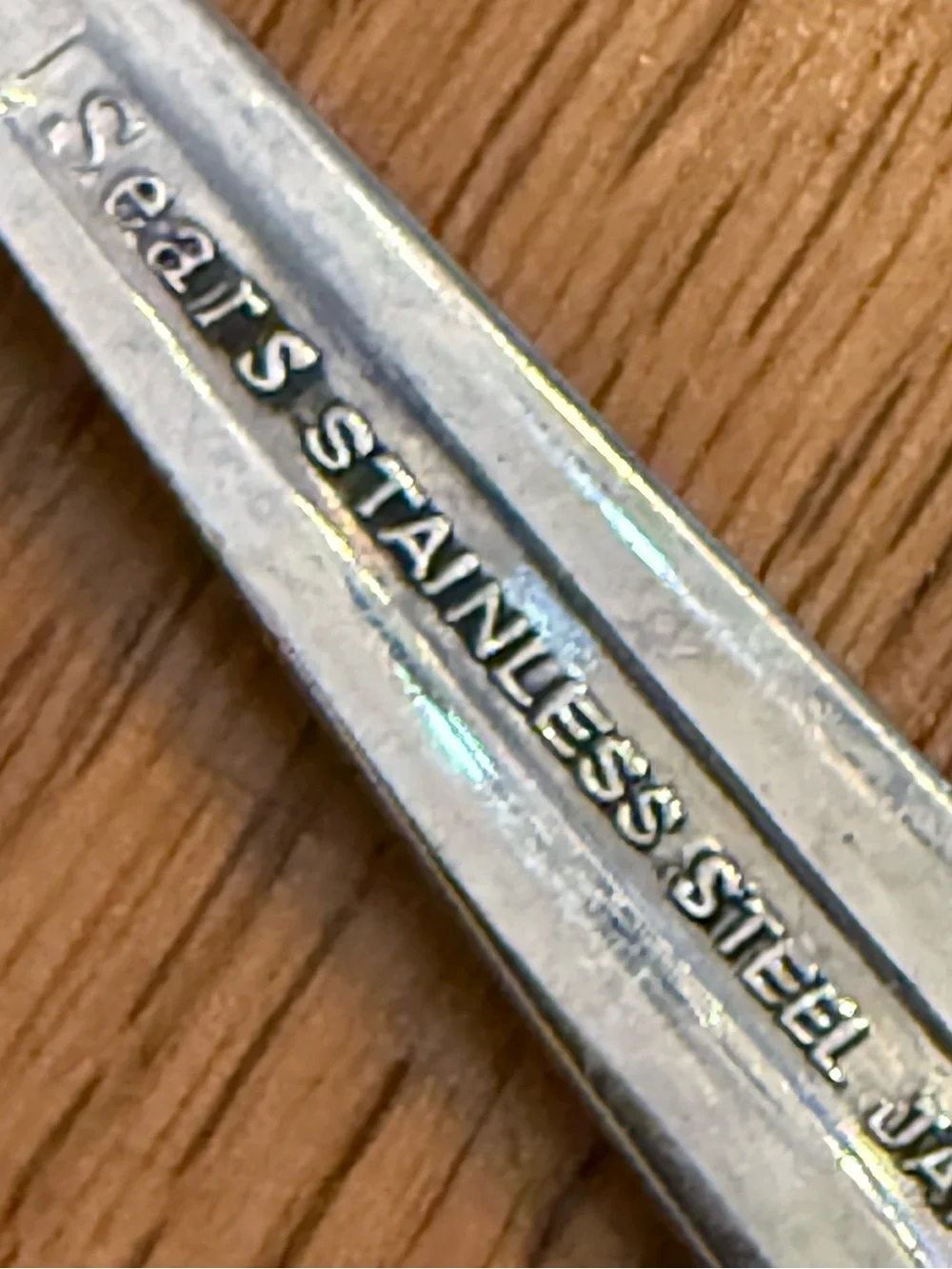Vintage Sears Summer Breeze 4 Teaspoons Stainless Flatware 6 1/8”